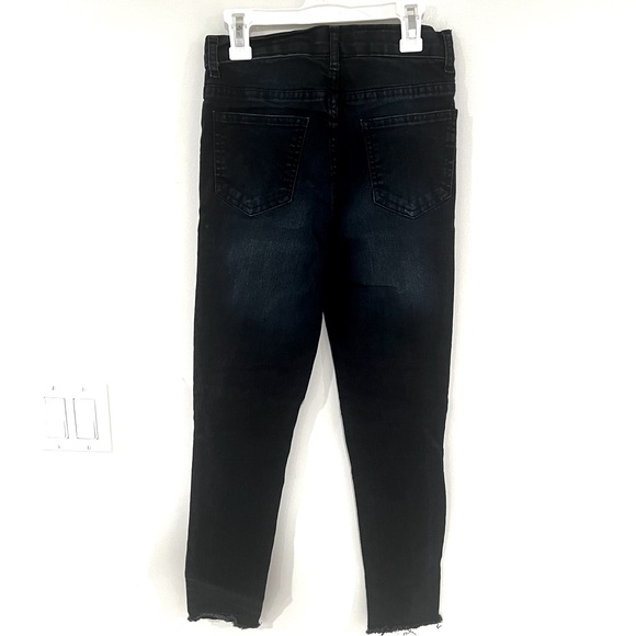 Y.F.K. Dark Wash Skinny Jeans Girls’ Sz 11-12 - Picture 2 of 6